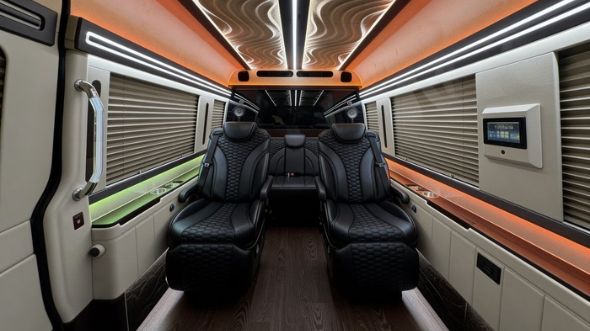 8 passenger sprinter van interior davenport