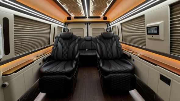8 passenger sprinter van interior madison